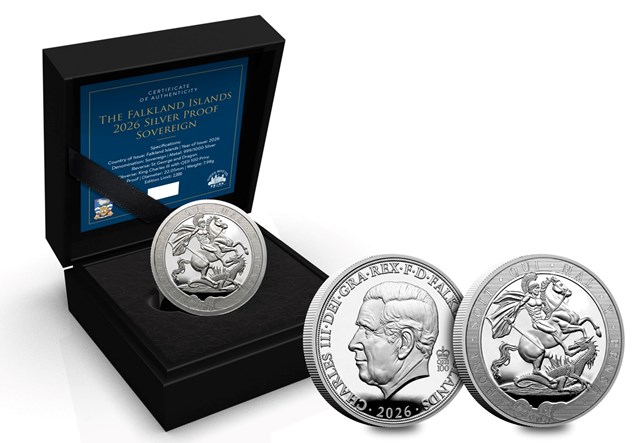 2026 Falklands Silver Sovereign Box 2