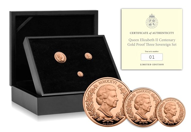 2026 QEII 100 Sovereign Gold Box