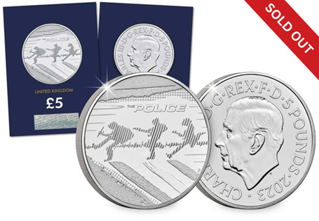 The Royal Mint have struck a £5 coin featuring The Police. It has been struck to a Brilliant Uncirculated quality and protectively encapsulated in official Change Checker packaging.