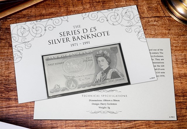 TEV4 The 'Series D' £5 And £50 Silver Banknotes Lifestyle 01 1300X900