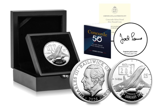 2026 Concorde Silver £5 Box