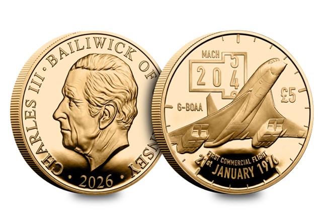 2026 Concorde Gold £5 OBV REV